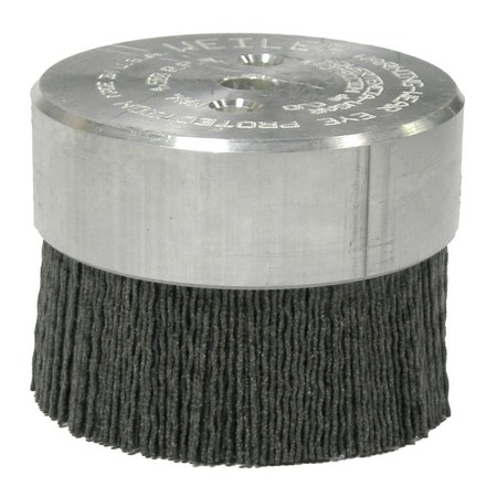 Weiler Burr-Rx 3" Maximum Density Miniature Disc Brush .035/80CG Crimped Fill 86013